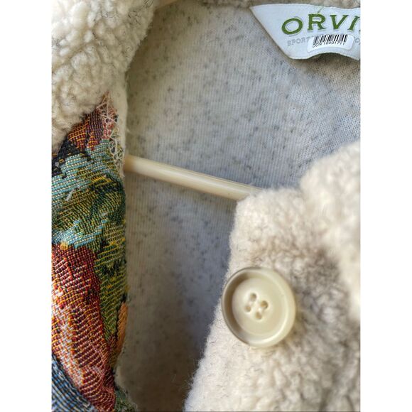 Orvis size M Teddy jacket button front pockets - Picture 8 of 11